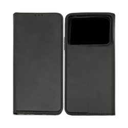 Capa Flip de Couro com Bolso Interno para ZTE Blade A36 Preto